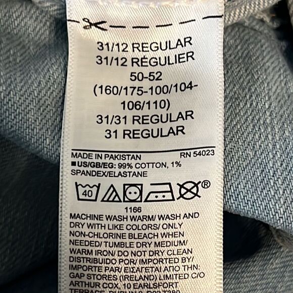 Gap Vintage Flare High Rise Light Wash Jeans Size 12 NWT - Picture 10 of 11